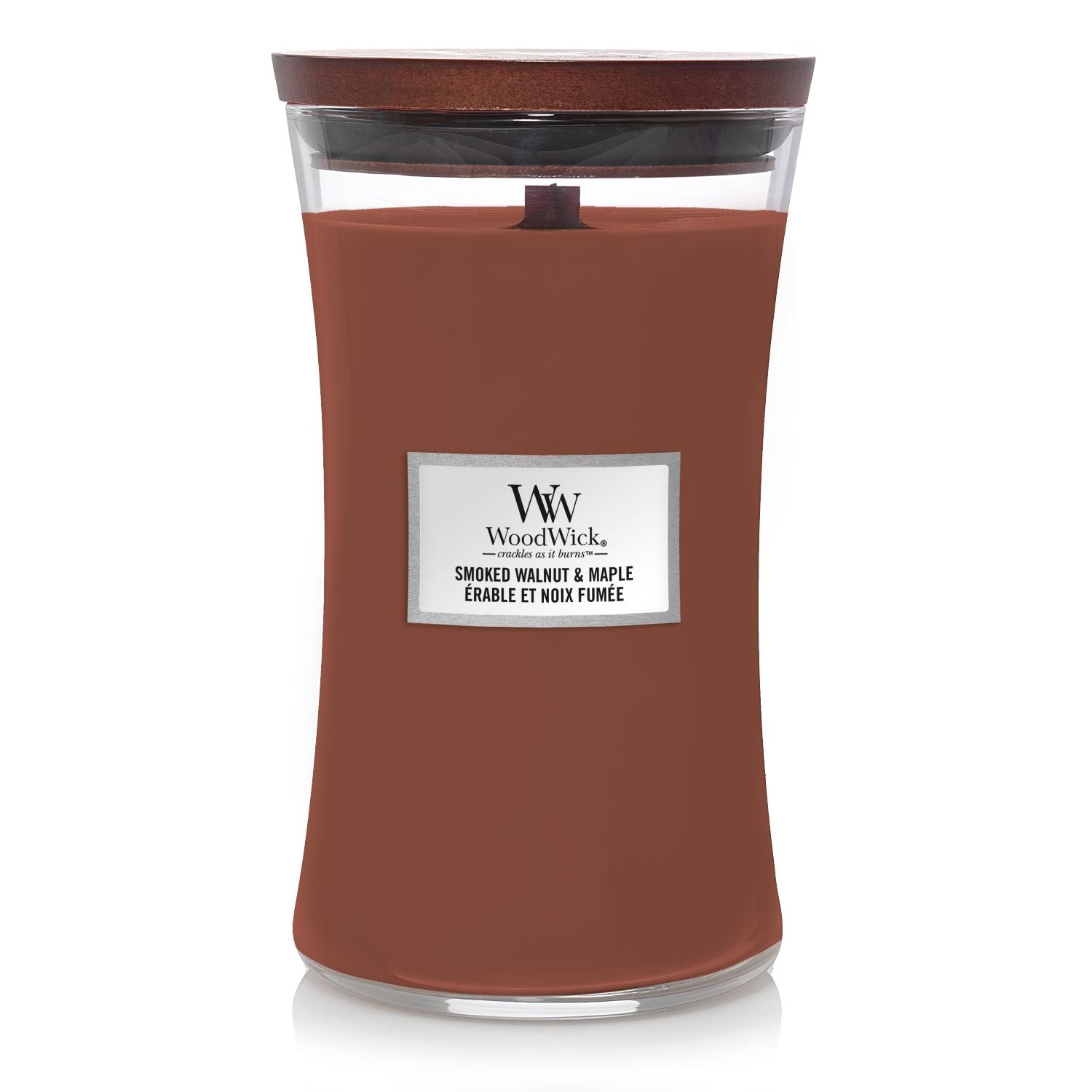 Erable et Noix Fumée - Grande Jarre Bougies WoodWick